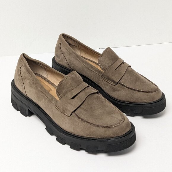 Crown Vintage Lane Chunky Loafers, Nutmeg, Women's 8 - Picture 1 of 8